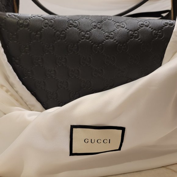 Gucci signature large hobo in black - Picture 13 of 16